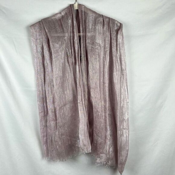 Women’s Violet Sparkle Lightweight Sheer Scarf - Picture 3 of 10